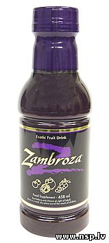 Zambroza - Natural Antioxidant Drink Free Radicals Fruits Berry Bottle Vegetables Zorro Nature's Sunshine Products - NSP
