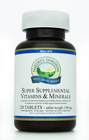 Super Supplemental Vitamins & Minerals Best Multivitamins Multi Vitamin Nature's Sunshine Health Products - NSP Nutritional Supplements Dietary Food Natures