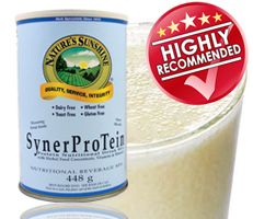 SynerProtein - High Quality Soya Protein Sports Nutrition Fitness Soy Protein Shakes Nature's Sunshine Health Products - NSP Nutritional Supplements Dietary Natures