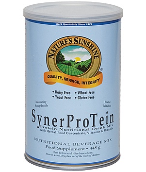 SynerProtein - High Quality Soya Protein Sports Nutrition Fitness Nature's Sunshine Health Products - NSP Nutritional Supplements Dietary Natures