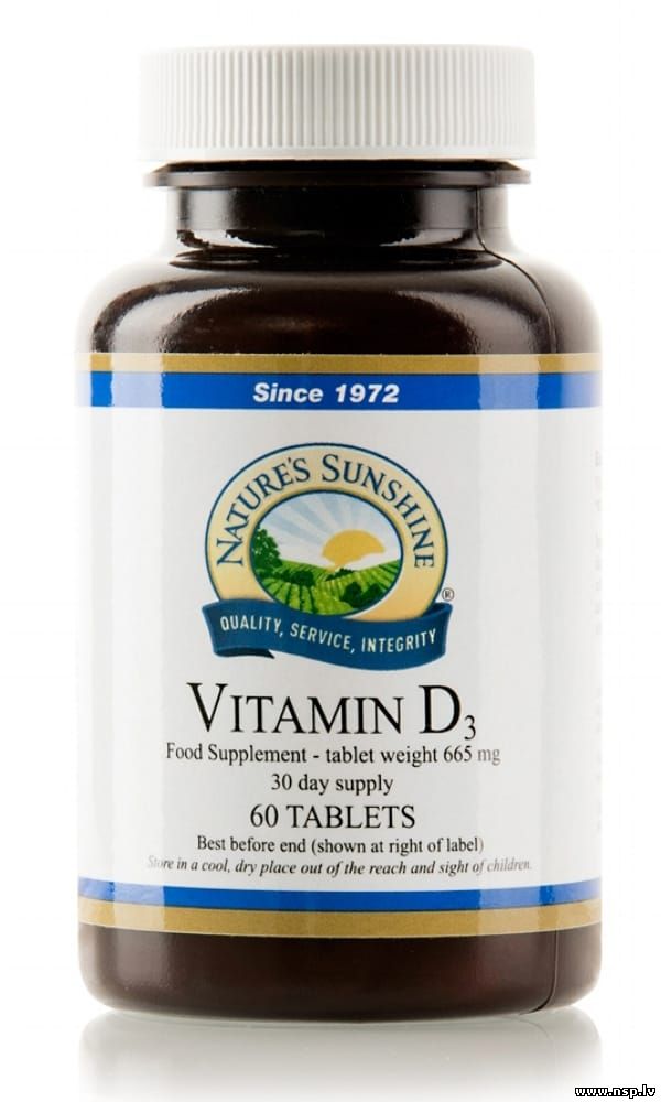 Витамин D3 в таблетках от NSP: купить лучший из имеющихся на рынке биодобавок
